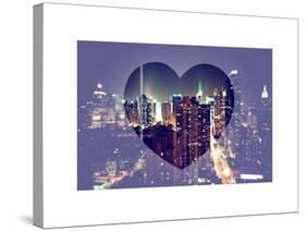 Love NY Series - Times Square and 42nd Street at Night - Manhattan - New York - USA-Philippe Hugonnard-Stretched Canvas