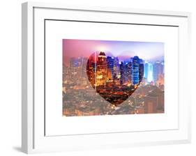 Love NY Series - Times Square and Theater District at Night - Manhattan - New York - USA-Philippe Hugonnard-Framed Photographic Print