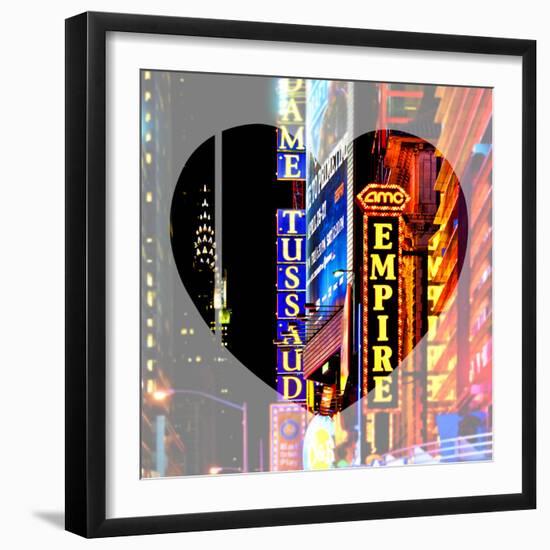 Love NY Series - Times Square at Night - Manhattan - New York - USA-Philippe Hugonnard-Framed Photographic Print