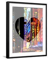 Love NY Series - Times Square at Night - Manhattan - New York - USA-Philippe Hugonnard-Framed Photographic Print