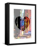 Love NY Series - Times Square at Night - Manhattan - New York - USA-Philippe Hugonnard-Framed Stretched Canvas