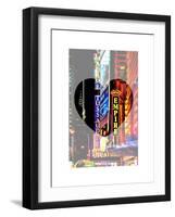 Love NY Series - Times Square at Night - Manhattan - New York - USA-Philippe Hugonnard-Framed Art Print