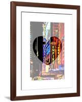 Love NY Series - Times Square at Night - Manhattan - New York - USA-Philippe Hugonnard-Framed Art Print