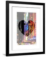 Love NY Series - Times Square at Night - Manhattan - New York - USA-Philippe Hugonnard-Framed Art Print