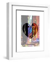 Love NY Series - Times Square at Night - Manhattan - New York - USA-Philippe Hugonnard-Framed Art Print