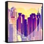 Love NY Series - Times Square Buildings - Manhattan - New York City - USA-Philippe Hugonnard-Framed Stretched Canvas