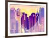 Love NY Series - Times Square Buildings - Manhattan - New York City - USA-Philippe Hugonnard-Framed Photographic Print