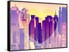 Love NY Series - Times Square Buildings - Manhattan - New York City - USA-Philippe Hugonnard-Framed Stretched Canvas