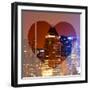 Love NY Series - Times Square Skyscrapers at Night - Manhattan - New York - USA-Philippe Hugonnard-Framed Photographic Print