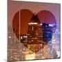 Love NY Series - Times Square Skyscrapers at Night - Manhattan - New York - USA-Philippe Hugonnard-Mounted Photographic Print