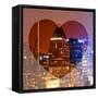 Love NY Series - Times Square Skyscrapers at Night - Manhattan - New York - USA-Philippe Hugonnard-Framed Stretched Canvas