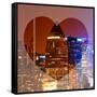 Love NY Series - Times Square Skyscrapers at Night - Manhattan - New York - USA-Philippe Hugonnard-Framed Stretched Canvas