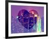 Love NY Series - Times Square Skyscrapers at Night - Manhattan - New York - USA-Philippe Hugonnard-Framed Photographic Print