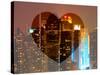 Love NY Series - Times Square Skyscrapers at Night - Manhattan - New York - USA-Philippe Hugonnard-Stretched Canvas