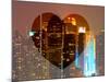 Love NY Series - Times Square Skyscrapers at Night - Manhattan - New York - USA-Philippe Hugonnard-Mounted Photographic Print