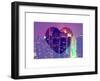 Love NY Series - Times Square Skyscrapers at Night - Manhattan - New York - USA-Philippe Hugonnard-Framed Art Print