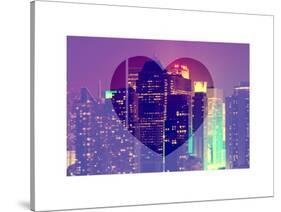 Love NY Series - Times Square Skyscrapers at Night - Manhattan - New York - USA-Philippe Hugonnard-Stretched Canvas