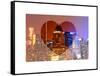 Love NY Series - Times Square Skyscrapers at Night - Manhattan - New York - USA-Philippe Hugonnard-Framed Stretched Canvas