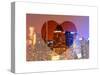 Love NY Series - Times Square Skyscrapers at Night - Manhattan - New York - USA-Philippe Hugonnard-Stretched Canvas
