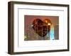 Love NY Series - Times Square Skyscrapers at Night - Manhattan - New York - USA-Philippe Hugonnard-Framed Art Print