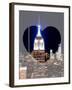 Love NY Series - Top of the Empire State Building at Night - Manhattan - New York - USA-Philippe Hugonnard-Framed Photographic Print