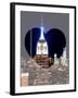 Love NY Series - Top of the Empire State Building at Night - Manhattan - New York - USA-Philippe Hugonnard-Framed Photographic Print