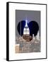 Love NY Series - Top of the Empire State Building at Night - Manhattan - New York - USA-Philippe Hugonnard-Framed Stretched Canvas