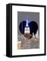 Love NY Series - Top of the Empire State Building at Night - Manhattan - New York - USA-Philippe Hugonnard-Framed Stretched Canvas