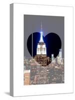 Love NY Series - Top of the Empire State Building at Night - Manhattan - New York - USA-Philippe Hugonnard-Stretched Canvas