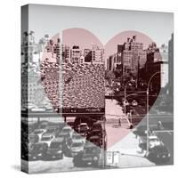 Love NY Series - Urban Scene in Chelsea - Manhattan - New York - USA - B&W Photography-Philippe Hugonnard-Stretched Canvas