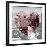 Love NY Series - Urban Scene in Chelsea - Manhattan - New York - USA - B&W Photography-Philippe Hugonnard-Framed Photographic Print