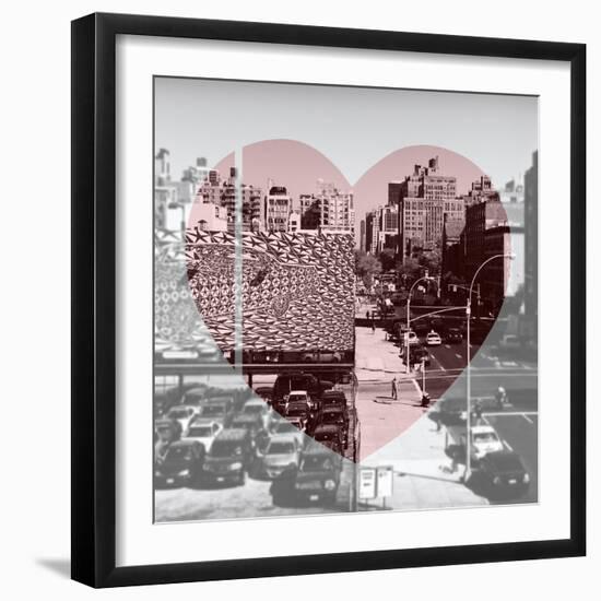 Love NY Series - Urban Scene in Chelsea - Manhattan - New York - USA - B&W Photography-Philippe Hugonnard-Framed Photographic Print