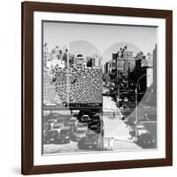 Love NY Series - Urban Scene in Chelsea - Manhattan - New York - USA - B&W Photography-Philippe Hugonnard-Framed Photographic Print