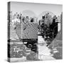 Love NY Series - Urban Scene in Chelsea - Manhattan - New York - USA - B&W Photography-Philippe Hugonnard-Stretched Canvas