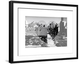 Love NY Series - Urban Scene in Chelsea - Manhattan - New York - USA - B&W Photography-Philippe Hugonnard-Framed Art Print