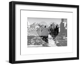 Love NY Series - Urban Scene in Chelsea - Manhattan - New York - USA - B&W Photography-Philippe Hugonnard-Framed Art Print