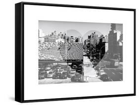 Love NY Series - Urban Scene in Chelsea - Manhattan - New York - USA - B&W Photography-Philippe Hugonnard-Framed Stretched Canvas