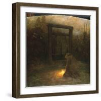 Love of Life, Right Panel-Giuseppe Pellizza da Volpedo-Framed Giclee Print