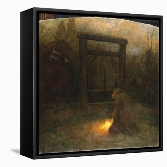 Love of Life, Right Panel-Giuseppe Pellizza da Volpedo-Framed Stretched Canvas