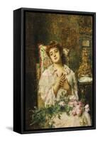 Love Offerings-Alexei Alexevich Harlamoff-Framed Stretched Canvas