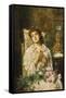 Love Offerings-Alexei Alexeivich Harlamoff-Framed Stretched Canvas