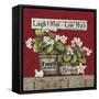 Love Often Geraniums-Linda Spivey-Framed Stretched Canvas