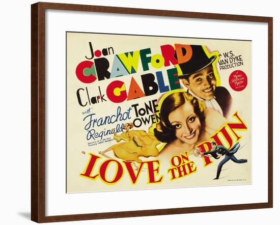 Love on the Run, 1936-null-Framed Art Print