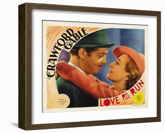 Love on the Run, 1936-null-Framed Art Print