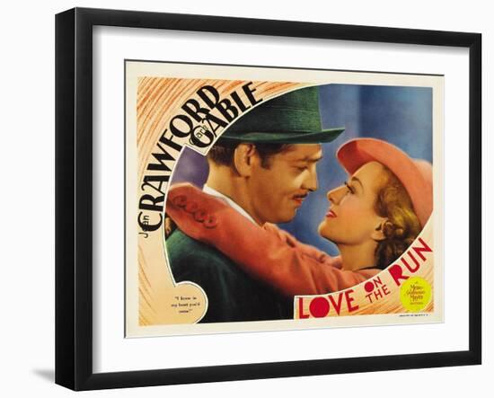 Love on the Run, 1936-null-Framed Art Print