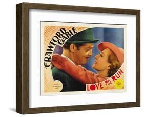 Love on the Run, 1936-null-Framed Art Print