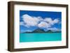 Love Over Bora Bora, 2015-null-Framed Photographic Print