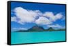 Love Over Bora Bora, 2015-null-Framed Stretched Canvas