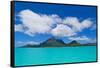 Love Over Bora Bora, 2015-null-Framed Stretched Canvas