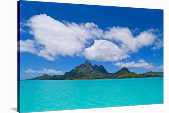 Love Over Bora Bora, 2015-null-Stretched Canvas